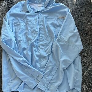 Columbia Sky Blue PFG Shirt